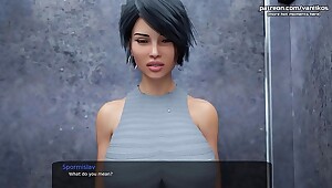 Horny teacher seduces her student and gets a big dick inside her tight ass l My sexiest gameplay moments l MILFy City l Part